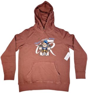 CASH TEDDY EDITION HOODIE RUSTIC/BLUE