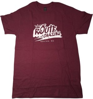 TFR ROUTE CHASING TEE SHIRT MAROON
